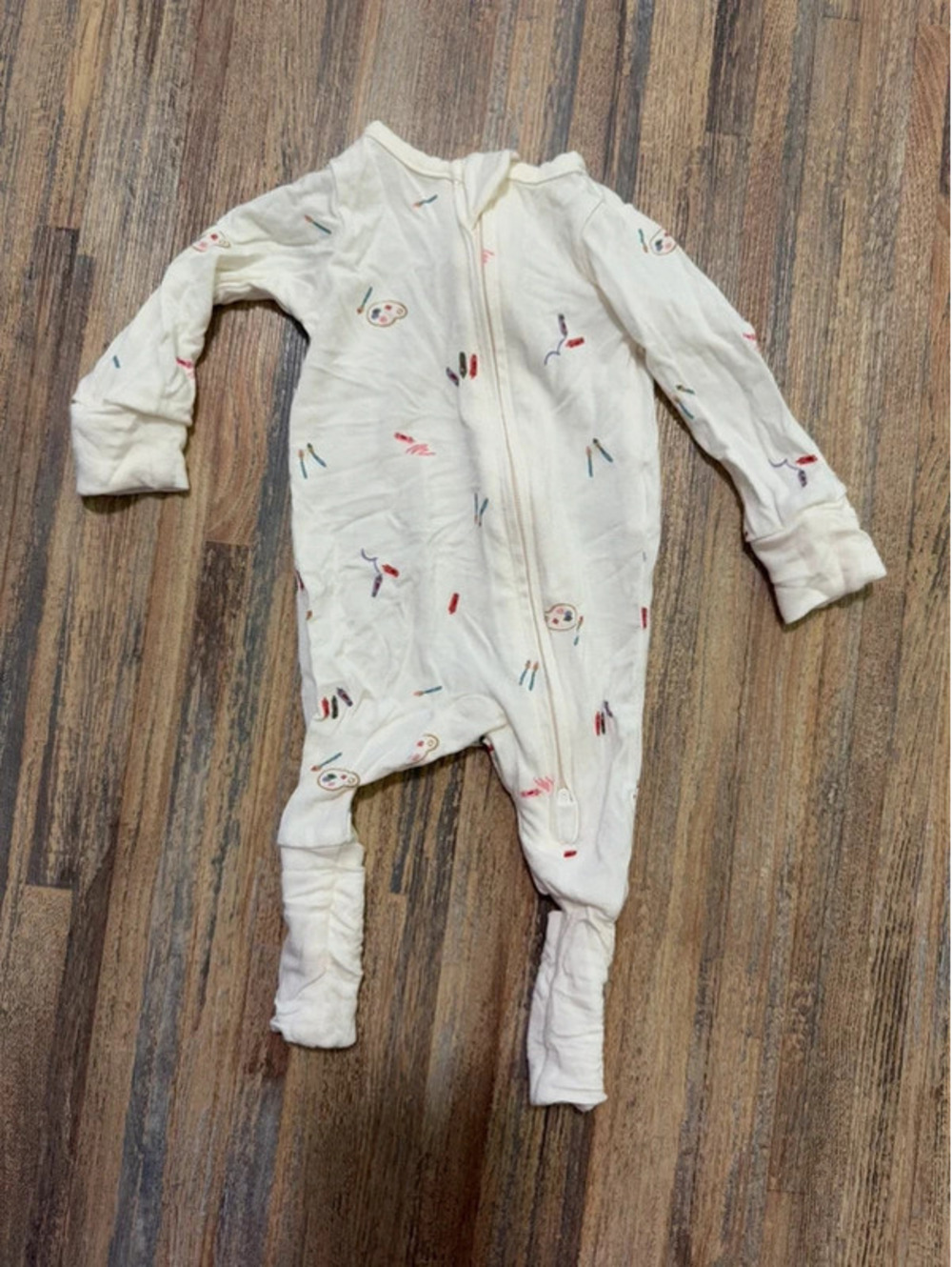 Carters purely soft bamboo blend convertible romper preemie